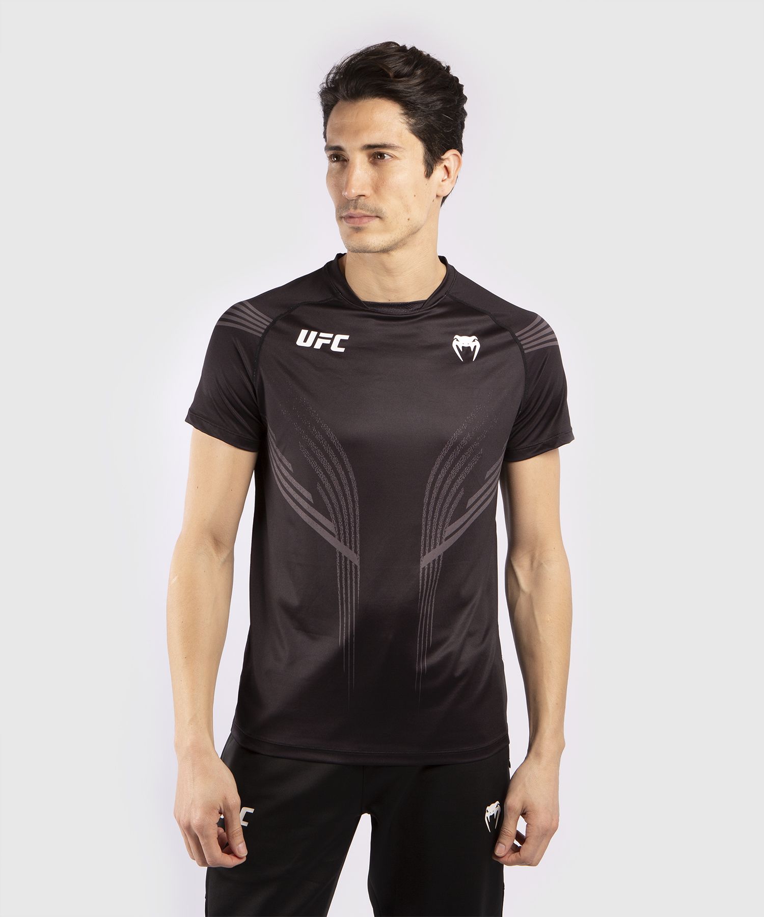 UFC Venum PRO LINE Dry Tech póló, Fekete/Fehér