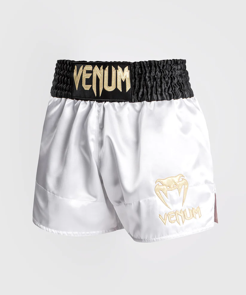 VENUM CLASSIC Thai Nadrág, Fehér/Fekete/Arany