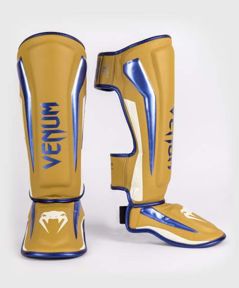 VENUM ELITE Sípcsontvédő, Camel/Kék