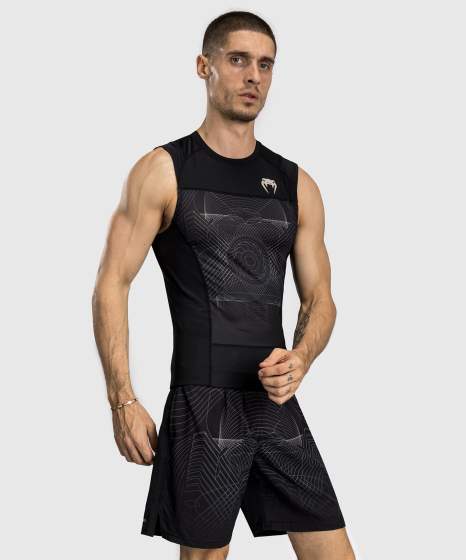 VENUM G-FIT AIR Rashguard, Ujjatlan, Fekete/Homok