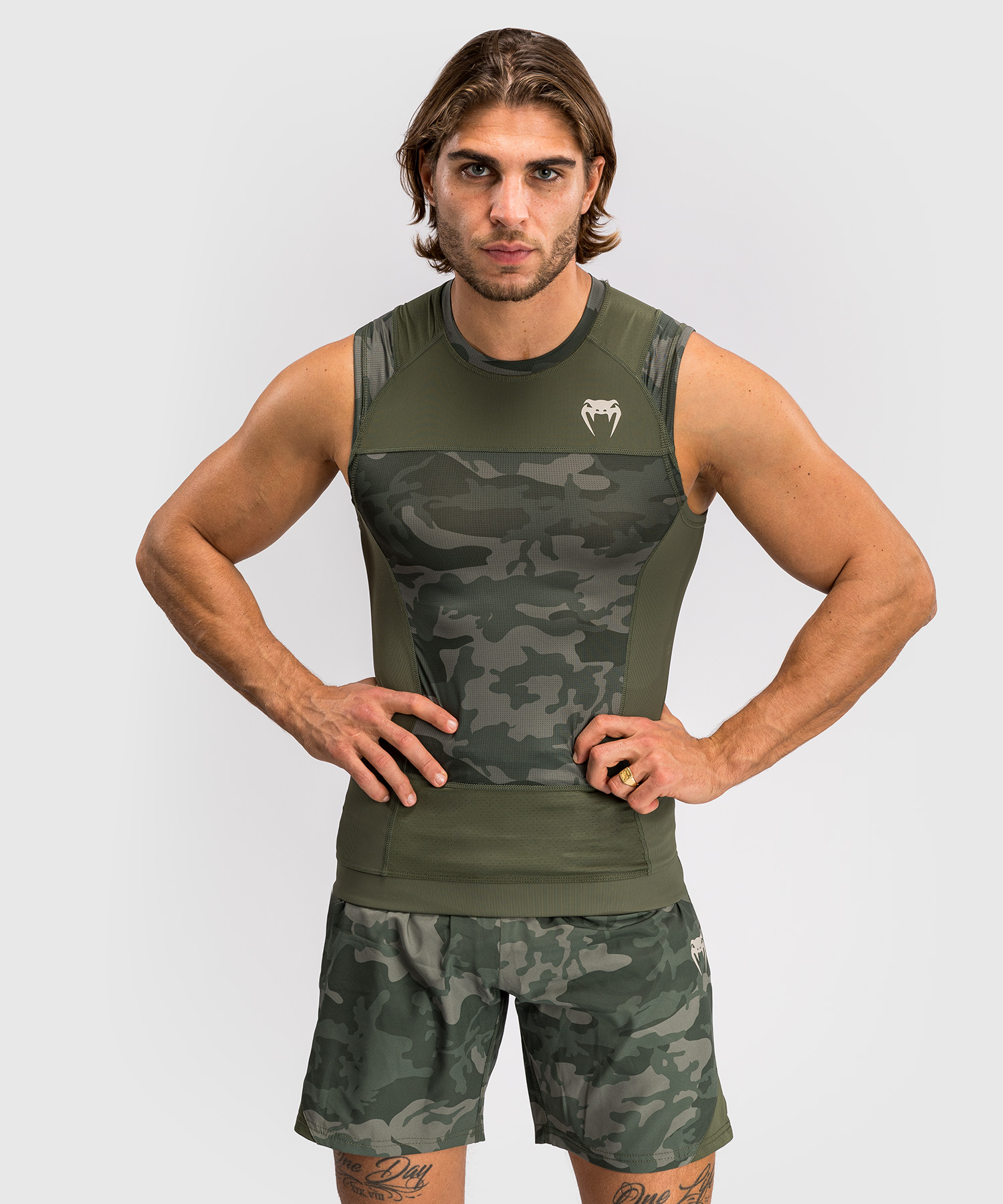 VENUM G-FIT AIR Rashguard, Ujjatlan, Army camo