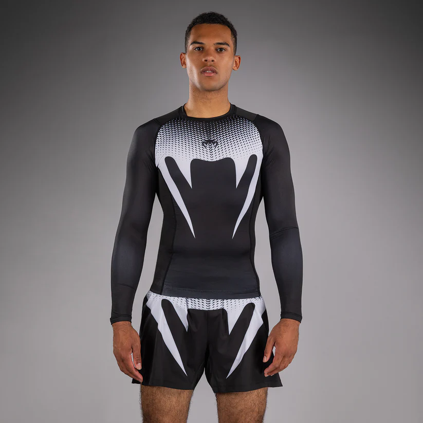 VENUM NO GI Rashguard, Hosszú ujjú, Fekete/Fehér