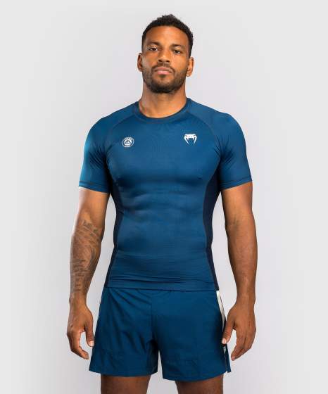 VENUM X ROGER GRACIE ACADEMY Rashguard, Rövid ujjú, Kék