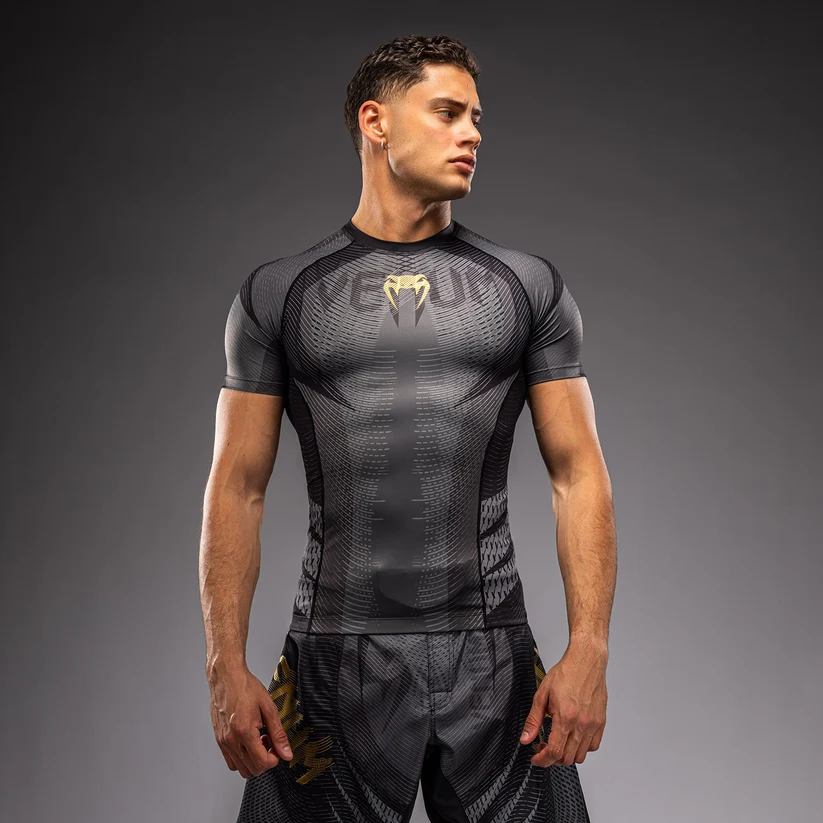 VENUM GALACTIC 3.0 Rashguard, Rövid ujjú, Fekete/Arany