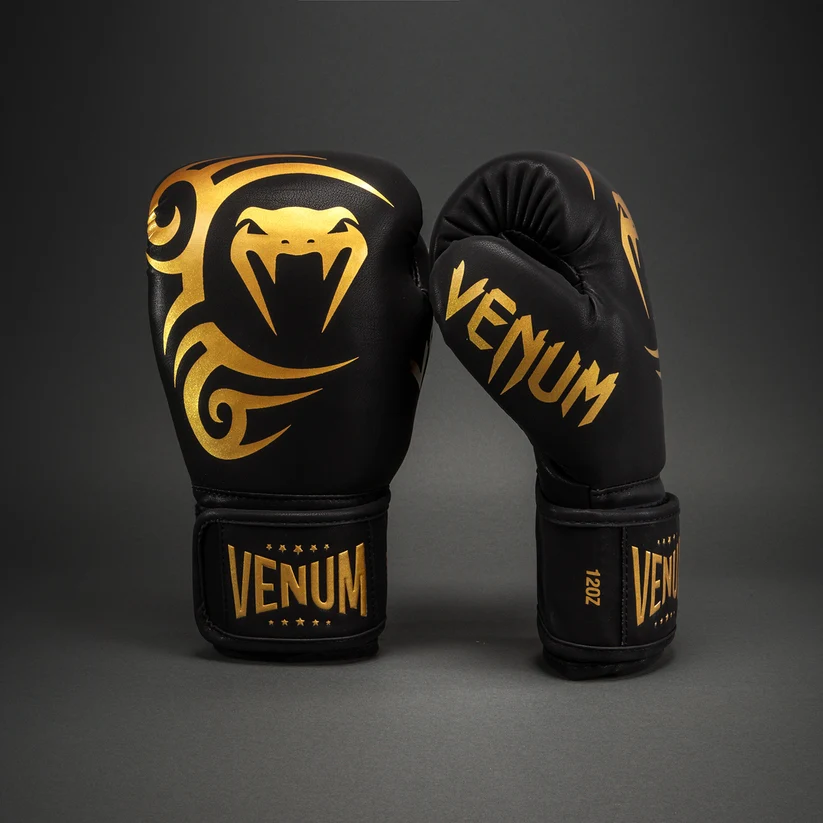 VENUM MIKE TYSON REPLICA Boxkesztyű, Fekete/Arany
