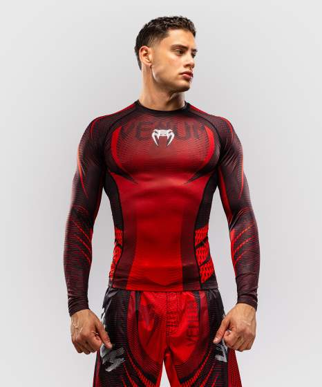 VENUM GALACTIC 3.0 Rashguard, Hosszú ujjú, Piros/Fekete