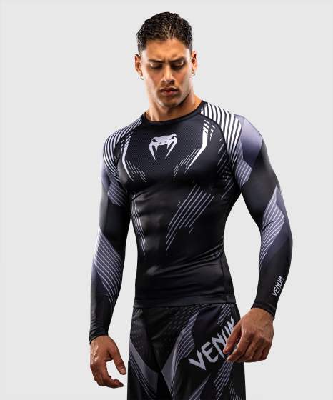 VENUM NO-GI 6.0 Rashguard, Hosszú ujjú, Fekete/Fehér