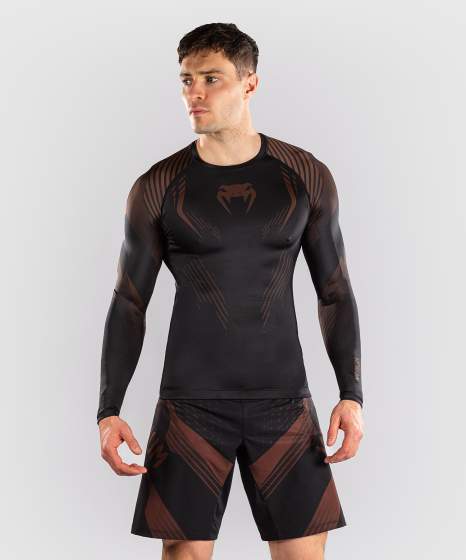 VENUM NO-GI 6.0 Rashguard, Hosszú ujjú, Barna