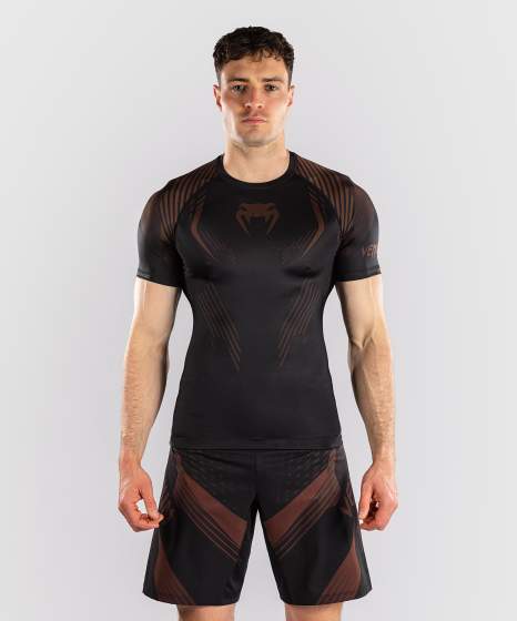 VENUM NO-GI 6.0 Rashguard, Rövid ujjú, Barna