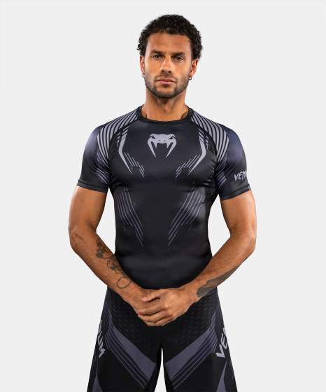 VENUM NO-GI 6.0 Rashguard, Rövid ujjú, Fekete/Szürke
