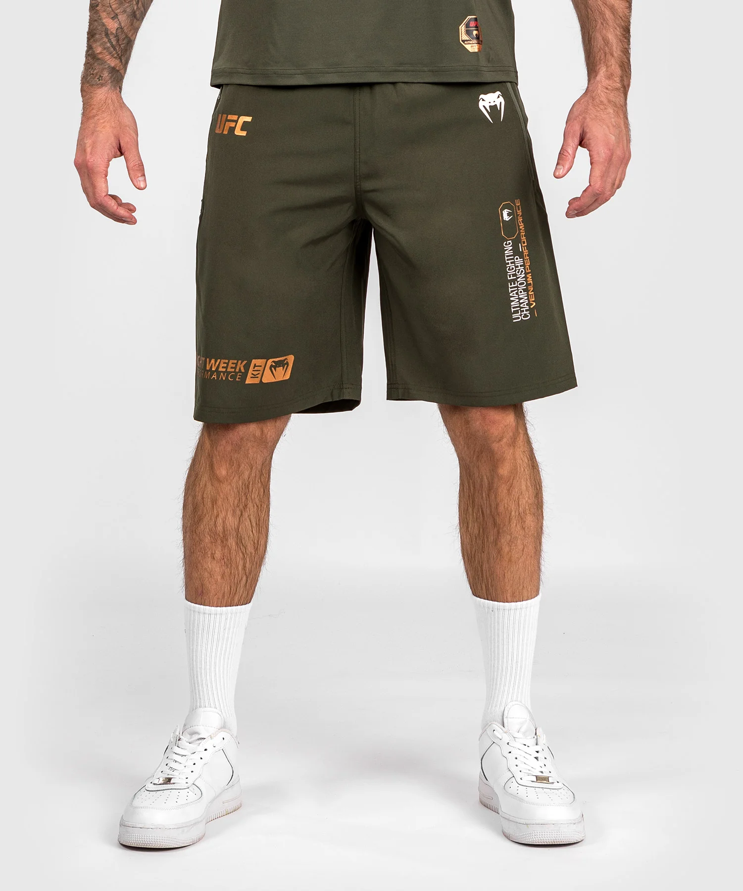 UFC ADRENALINE Venum FIGHT WEEK Training nadrág, Khaki, XL-es