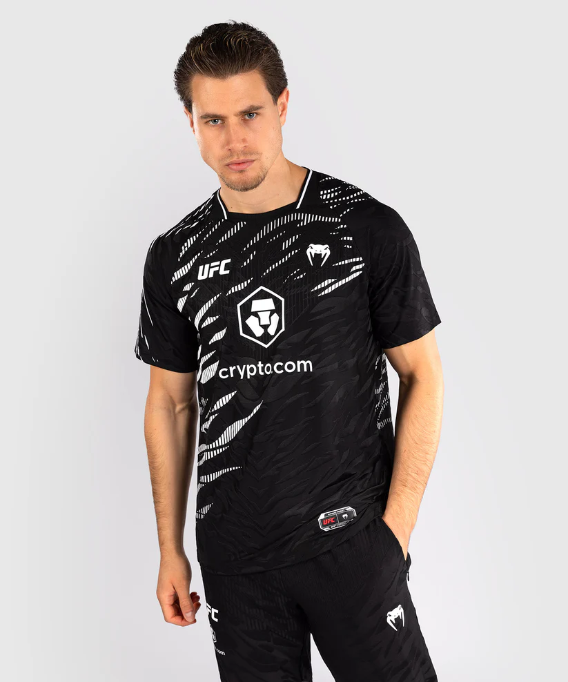 UFC FUSION By Venum AUTHENTIC FIGHT NIGHT Dry Tech póló, Fekete/Fehér