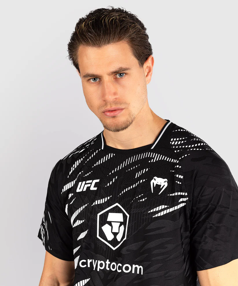 UFC FUSION By Venum AUTHENTIC FIGHT NIGHT Dry Tech póló, Fekete/Fehér